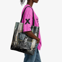 Booker T. Washington Tote Bag Historic Portrait Collage Civil Rights Legacy Educational Pioneer Design - Wonder Print Shop