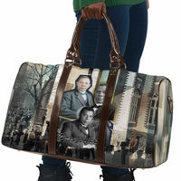 Booker T. Washington Travel Bag Historic Portrait Collage Civil Rights Legacy Educational Pioneer Design - Wonder Print Shop