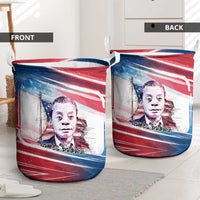James Baldwin Laundry Basket Artistic Portrait Quote on Love and Awareness Civil Rights Tribute - Wonder Print Shop