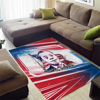 James Baldwin Area Rug Artistic Portrait Quote on Love and Awareness Civil Rights Tribute - Wonder Print Shop