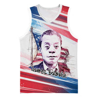James Baldwin Basketball Jersey Artistic Portrait Quote on Love and Awareness Civil Rights Tribute - Wonder Print Shop