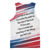 James Baldwin Basketball Jersey Artistic Portrait Quote on Love and Awareness Civil Rights Tribute - Wonder Print Shop