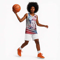 James Baldwin Basketball Jersey Artistic Portrait Quote on Love and Awareness Civil Rights Tribute - Wonder Print Shop