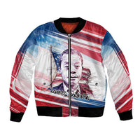 James Baldwin Bomber Jacket Artistic Portrait Quote on Love and Awareness Civil Rights Tribute - Wonder Print Shop