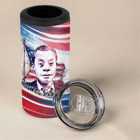 James Baldwin 4 in 1 Can Cooler Tumbler Artistic Portrait Quote on Love and Awareness Civil Rights Tribute - Wonder Print Shop