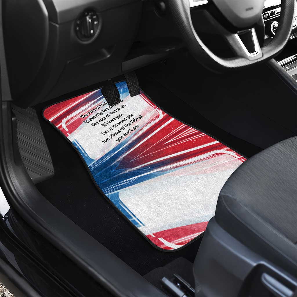 James Baldwin Car Mats Artistic Portrait Quote on Love and Awareness Civil Rights Tribute - Wonder Print Shop