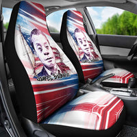 James Baldwin Car Seat Cover Artistic Portrait Quote on Love and Awareness Civil Rights Tribute - Wonder Print Shop