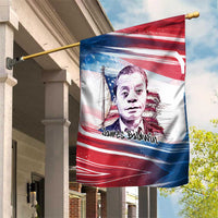 James Baldwin Garden Flag Artistic Portrait Quote on Love and Awareness Civil Rights Tribute - Wonder Print Shop