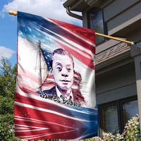 James Baldwin Garden Flag Artistic Portrait Quote on Love and Awareness Civil Rights Tribute - Wonder Print Shop