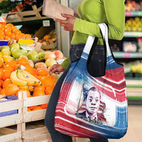 James Baldwin Grocery Bag Artistic Portrait Quote on Love and Awareness Civil Rights Tribute - Wonder Print Shop