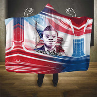 James Baldwin Hooded Blanket Artistic Portrait Quote on Love and Awareness Civil Rights Tribute - Wonder Print Shop