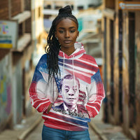 James Baldwin Hoodie Artistic Portrait Quote on Love and Awareness Civil Rights Tribute - Wonder Print Shop