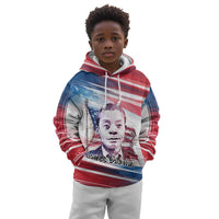 James Baldwin Kid Hoodie Artistic Portrait Quote on Love and Awareness Civil Rights Tribute - Wonder Print Shop