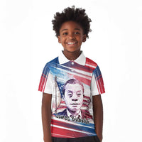 James Baldwin Kid Polo Shirt Artistic Portrait Quote on Love and Awareness Civil Rights Tribute TS04