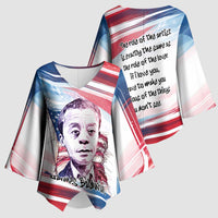 James Baldwin Kimono Sleeve Blouse Artistic Portrait Quote on Love and Awareness Civil Rights Tribute - Wonder Print Shop