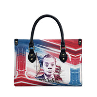 James Baldwin Leather Bag Artistic Portrait Quote on Love and Awareness Civil Rights Tribute - Wonder Print Shop