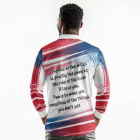 James Baldwin Long Sleeve Polo Shirt Artistic Portrait Quote on Love and Awareness Civil Rights Tribute - Wonder Print Shop