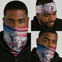 James Baldwin Neck Gaiter Artistic Portrait Quote on Love and Awareness Civil Rights Tribute - Wonder Print Shop