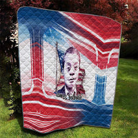 James Baldwin Quilt Artistic Portrait Quote on Love and Awareness Civil Rights Tribute - Wonder Print Shop
