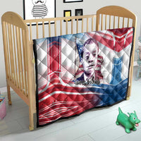 James Baldwin Quilt Artistic Portrait Quote on Love and Awareness Civil Rights Tribute - Wonder Print Shop