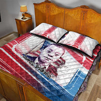 James Baldwin Quilt Bed Set Artistic Portrait Quote on Love and Awareness Civil Rights Tribute - Wonder Print Shop