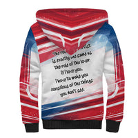 James Baldwin Sherpa Hoodie Artistic Portrait Quote on Love and Awareness Civil Rights Tribute - Wonder Print Shop