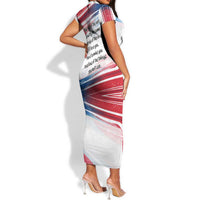 James Baldwin Short Sleeve Bodycon Dress Artistic Portrait Quote on Love and Awareness Civil Rights Tribute TS04