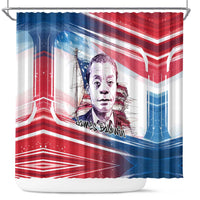 James Baldwin Shower Curtain Artistic Portrait Quote on Love and Awareness Civil Rights Tribute - Wonder Print Shop