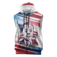 James Baldwin Sleeveless Zip Hoodie Artistic Portrait Quote on Love and Awareness Civil Rights Tribute - Wonder Print Shop