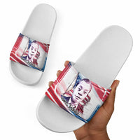 James Baldwin Slide Sandals Artistic Portrait Quote on Love and Awareness Civil Rights Tribute - Wonder Print Shop