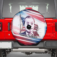 James Baldwin Spare Tire Cover Artistic Portrait Quote on Love and Awareness Civil Rights Tribute - Wonder Print Shop