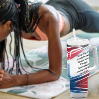 James Baldwin Tumbler With Handle Artistic Portrait Quote on Love and Awareness Civil Rights Tribute - Wonder Print Shop