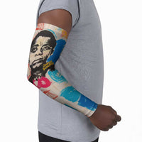 James Baldwin Arm Sleeves Colorful Graffiti Style Portrait The Fire Next Time Text Bold Civil Rights Tribute - Wonder Print Shop