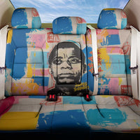 James Baldwin Back Car Seat Cover Colorful Graffiti Style Portrait The Fire Next Time Text Bold Civil Rights Tribute - Wonder Print Shop