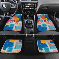 James Baldwin Car Mats Colorful Graffiti Style Portrait The Fire Next Time Text Bold Civil Rights Tribute - Wonder Print Shop