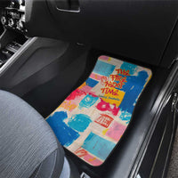 James Baldwin Car Mats Colorful Graffiti Style Portrait The Fire Next Time Text Bold Civil Rights Tribute - Wonder Print Shop