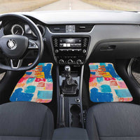 James Baldwin Car Mats Colorful Graffiti Style Portrait The Fire Next Time Text Bold Civil Rights Tribute - Wonder Print Shop