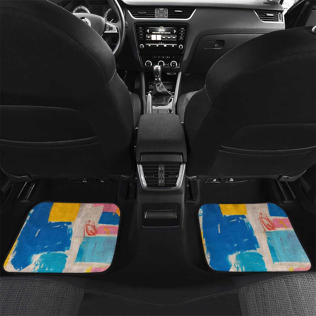 James Baldwin Car Mats Colorful Graffiti Style Portrait The Fire Next Time Text Bold Civil Rights Tribute - Wonder Print Shop