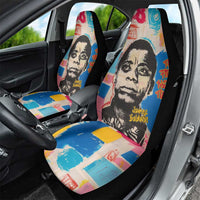James Baldwin Car Seat Cover Colorful Graffiti Style Portrait The Fire Next Time Text Bold Civil Rights Tribute - Wonder Print Shop