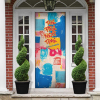 James Baldwin Door Cover Colorful Graffiti Style Portrait The Fire Next Time Text Bold Civil Rights Tribute - Wonder Print Shop
