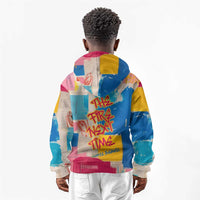 James Baldwin Kid Hoodie Colorful Graffiti Style Portrait The Fire Next Time Text Bold Civil Rights Tribute - Wonder Print Shop