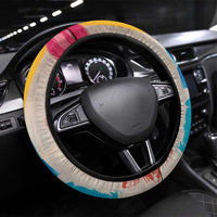 James Baldwin Steering Wheel Cover Colorful Graffiti Style Portrait The Fire Next Time Text Bold Civil Rights Tribute - Wonder Print Shop