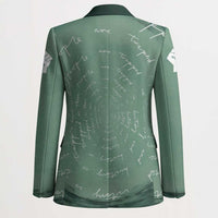 James Baldwin Blazer Green Handwritten Script Design Smiling Portrait Civil Rights and Literature - Wonder Print Shop