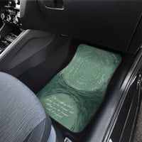 James Baldwin Car Mats Green Handwritten Script Design Smiling Portrait Civil Rights and Literature - Wonder Print Shop