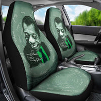 James Baldwin Car Seat Cover Green Handwritten Script Design Smiling Portrait Civil Rights and Literature - Wonder Print Shop