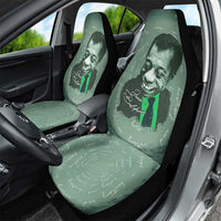James Baldwin Car Seat Cover Green Handwritten Script Design Smiling Portrait Civil Rights and Literature - Wonder Print Shop
