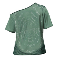 James Baldwin Cross Shoulder Shirt Green Handwritten Script Design Smiling Portrait Civil Rights and Literature - Wonder Print Shop