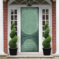 James Baldwin Door Cover Green Handwritten Script Design Smiling Portrait Civil Rights and Literature - Wonder Print Shop