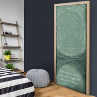 James Baldwin Door Cover Green Handwritten Script Design Smiling Portrait Civil Rights and Literature - Wonder Print Shop