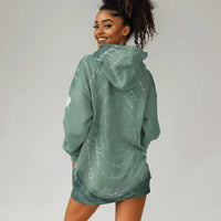 James Baldwin Hoodie Dress Green Handwritten Script Design Smiling Portrait Civil Rights and Literature - Wonder Print Shop